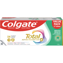 Colgate Total Pro Breath Health Toothpaste Twin Pack | 150g x 2s