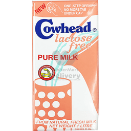 Cowhead Lactose Free Pure Milk | 1L