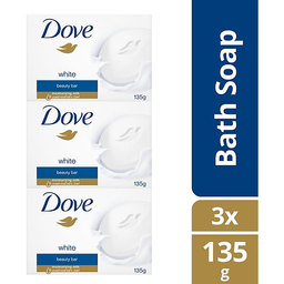 DOVE BEAUTY BAR WHITE | 135G X 3
