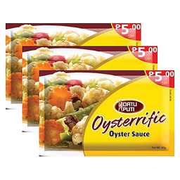 Datu Puti Oysterrific Oyster Sauce | 30g x 3s