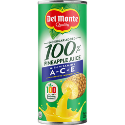 Del Monte 100% Pineapple Juice with Vitamins ACE | 220ml