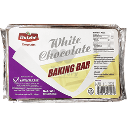 Dutche White Chocolate Baking Bar | 500g