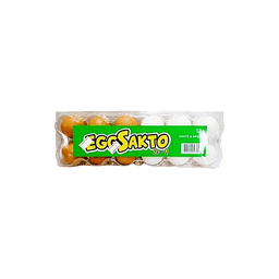 EggSakto 2 in 1 White & Brown Eggs Medium | 12s