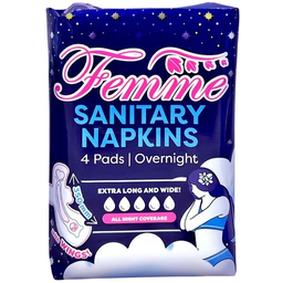 Femme Sanitary Napkin Overnight | 4s