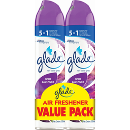 Glade Air Freshener Wild Lavender Twin Pack | 320ml x 2