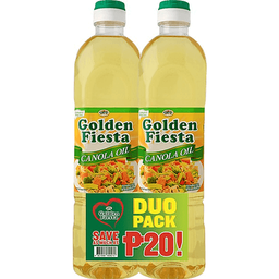 Golden Fiesta Canola Oil | 1L x 2pcs