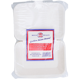 Golden Swan Laminated Paper Lunch Box | 10s