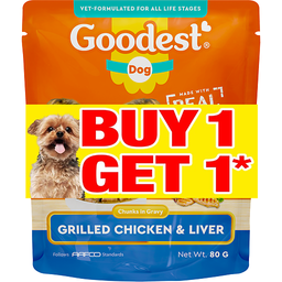 Goodest Dog Chicken and Liver | 80g (Buy 1 Get 1 @ 35% off)