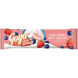 Goya Very Berries Yogurt Infused White Chocolate Bar | 35g