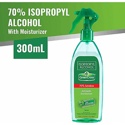 Green Cross Isopropyl Alcohol 70% Solution Spray | 300ml