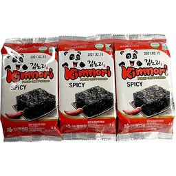 Kimnori Korean Crispy Seaweeds Spicy | 4g 3s