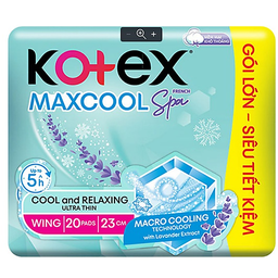 Kotex Napkin Maxcool 23cm | 20s
