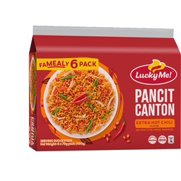 Lucky Me Pancit Canton Hot Chili | 75g x 6s
