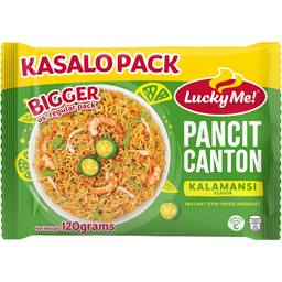 Lucky Me! Pancit Canton Instant Noodles Kalamansi Kasalo Pack | 120g