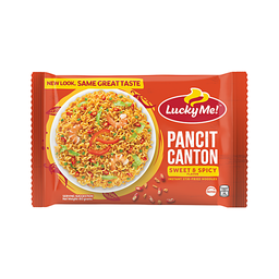 Lucky Me! Pancit Canton Instant Noodles Sweet and Spicy | 80g