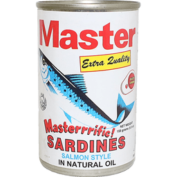 Master Sardines Salmon Style in Natural Oil | 155g