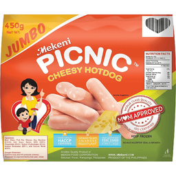 Mekeni Picnic Cheesy Hotdog Jumbo | 450g