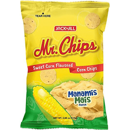 Mr. Chips Manamis Mais Sweet Corn Flavored Corn Chips | 110g