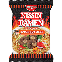 Nissin Ramen Instant Noodles Spicy Hot Beef | 62g
