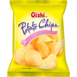 Oishi Potato Chips Plain Salted | 60g
