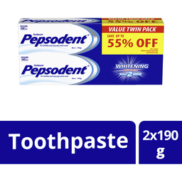 Pepsodent Toothpaste Whitening | 191g x 2s