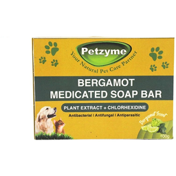 Petzyme Bergamot Medicated Soap | 100g