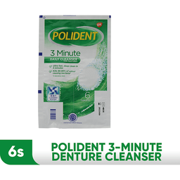 Polident 3-Minute Cleanser Tablet | 6s