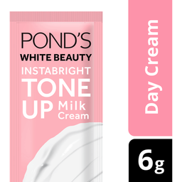 Pond's Instabright Tone Up Milk Cream Moisturizer With Milk Niacinamide For Instant Brightening | 6g