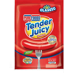 Purefoods Tender Juicy Hotdog Classic | 500g
