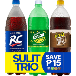 RC + Juicy Lemon + Arcy's Root Beer Sulit Trio | 1.5L