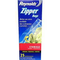Reynolds Zipper Bags Medium | 25s