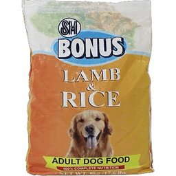 SM Bonus Lamb & Rice Adult Dog Food | 8kg