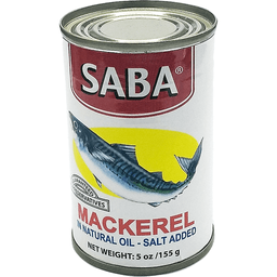 Saba Mackerel in Natural Oil- Salt Added | 155g