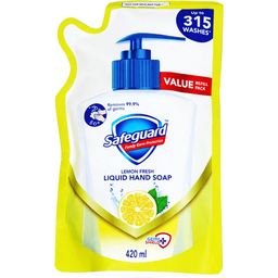 Safeguard Liquid Hand Soap Refill Lemon Fresh | 420ml