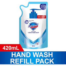 Safeguard Liquid Hand Soap Refill Pack Pure White | 420ml