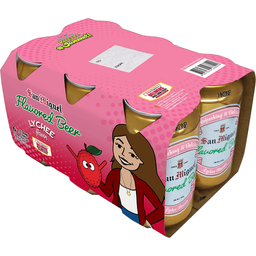 San Miguel Flavored Beer Lychee Can 6-Pack Carrier | 330ml x 6s