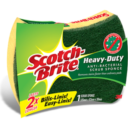 Scotch-Brite Heavy Duty Anti-Bacterial Scrub Sponge | pc