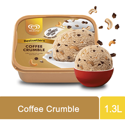 Selecta Coffee Crumble Ice Cream | 1.3L