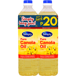 Simply Pure Canola Oil 1L | 2s
