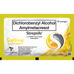 Strepsils Soothing Honey & Lemon | 8s