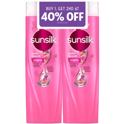 Sunsilk Shampoo Smooth And Manageable | 180ml With 40% Discount For The 2nd Bottle
