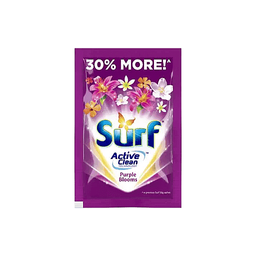 Surf Purple Blooms Laundry Powder Detergent | 50g x 6s