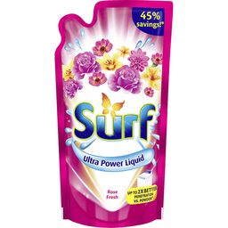 Surf Rose Fresh Laundry Liquid Detergent | 900ML Pouch