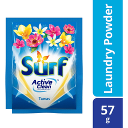 Surf Tawas Laundry Powder Detergent | 57g Sachet