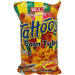 Tattoos Corn Spicy Cheese Chips | 60g