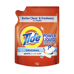Tide Liquid Detergent Brilliant White Refill | 730g