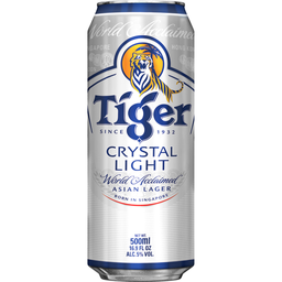 Tiger Beer Crystal Light Lager Can | 500ml