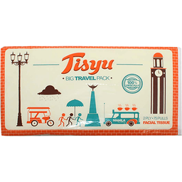 Tisyu Facial Tissue Big Travel Pack | 75 sheets