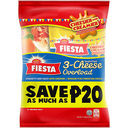 White King Fiesta Spaghetti | 700g + 3-Cheese Overload Sauce | 900g