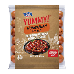 Yummy Hungarian Style Pepper & Paprika Mini Sausage | 270g